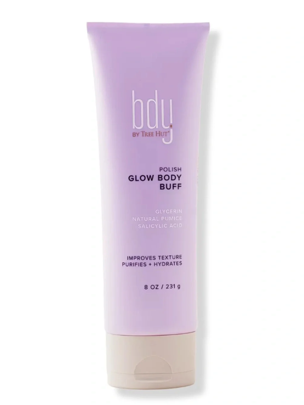 bdy. By Tree Hut Glow Body Buff Purifying Gentle Scrub 8oz BRAND NEW/SEALED